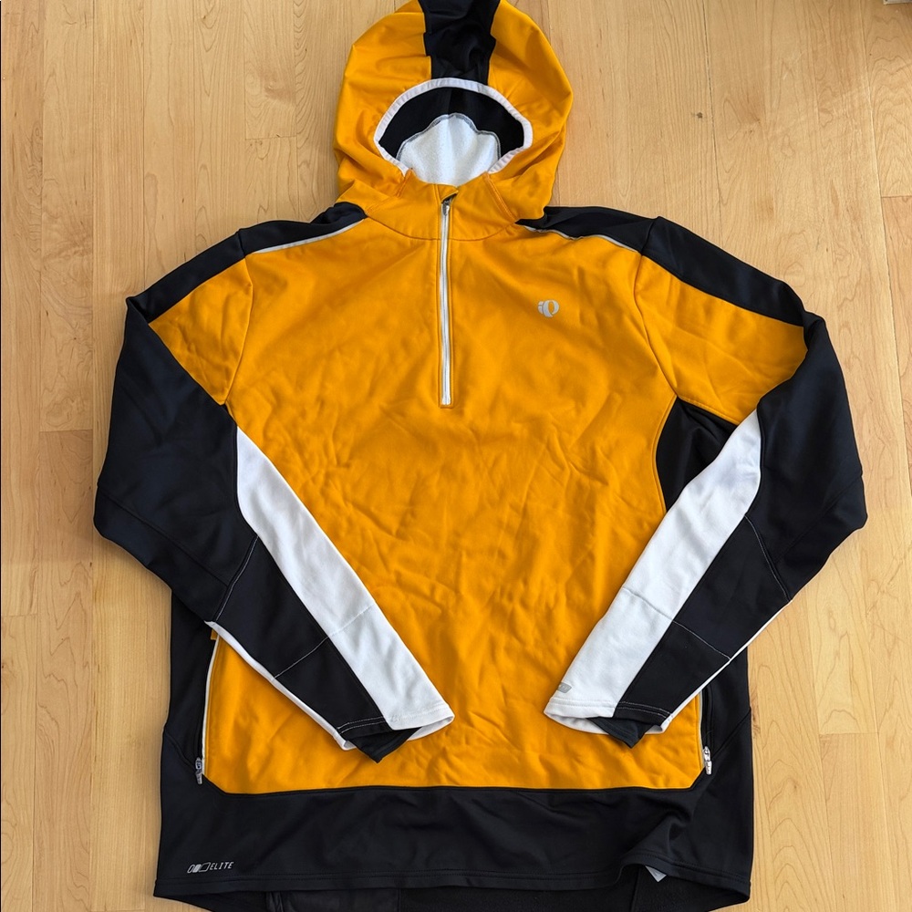 Pearl Izumi Men's Performance Jacket in Yellow, Black, and White